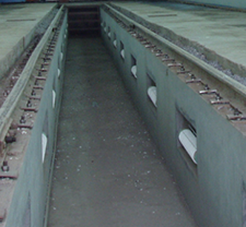 噴漆烘干一體房地坑